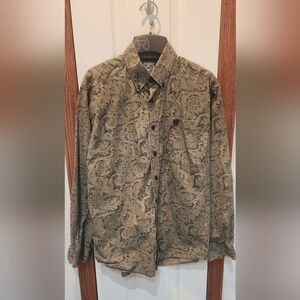 Vintage Cinch Paisley Button Down